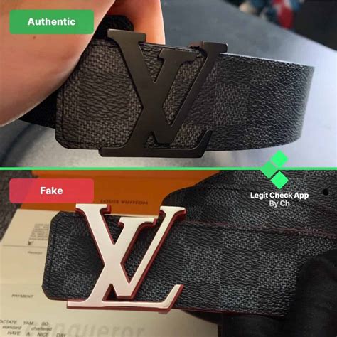 black lv belt real vs fake|real louis vuitton belt.